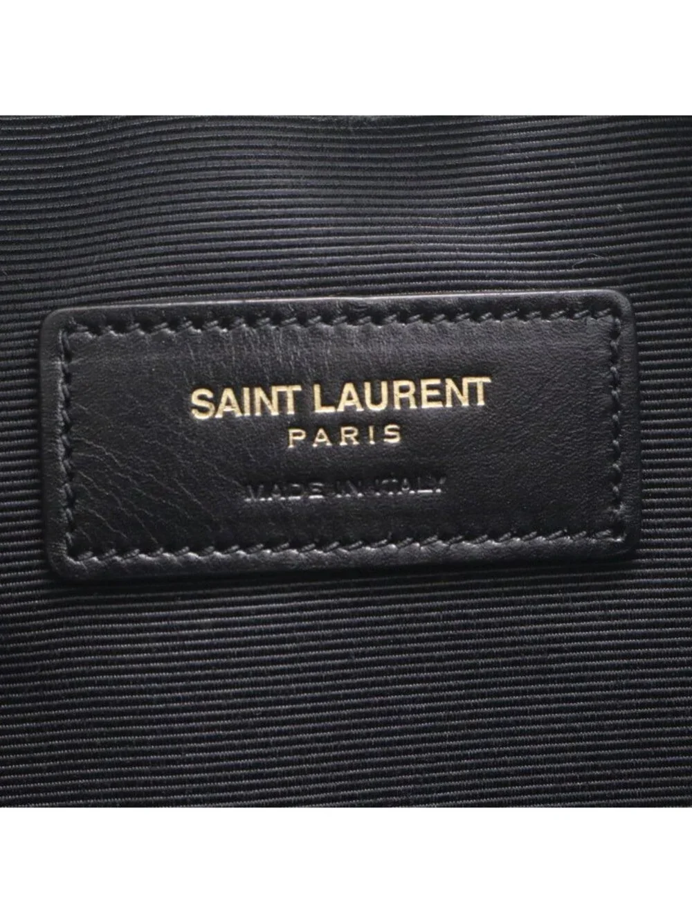 ★SOLD★ Saint Laurent YSL Paris Classic Toile Monogram Leather Clutch - Picture 7 of 9